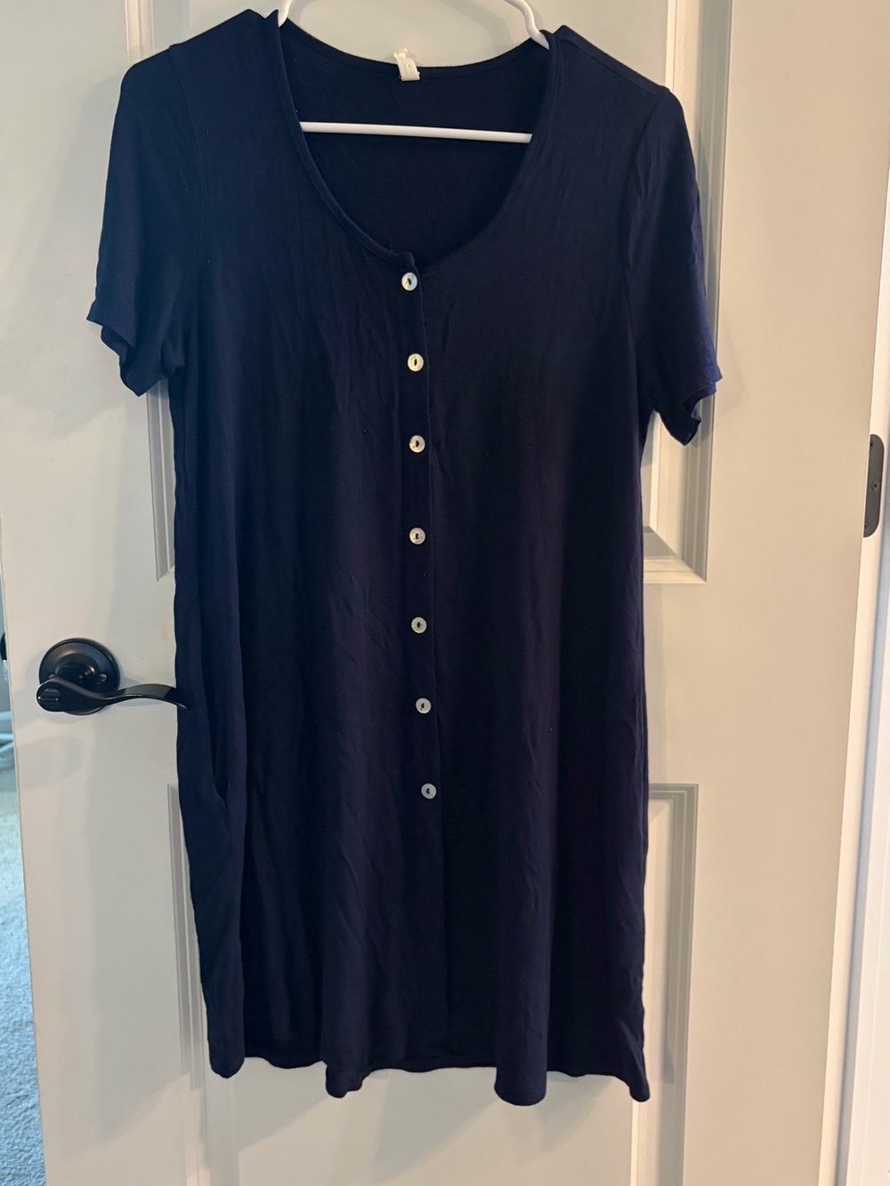 Women's button-down gown